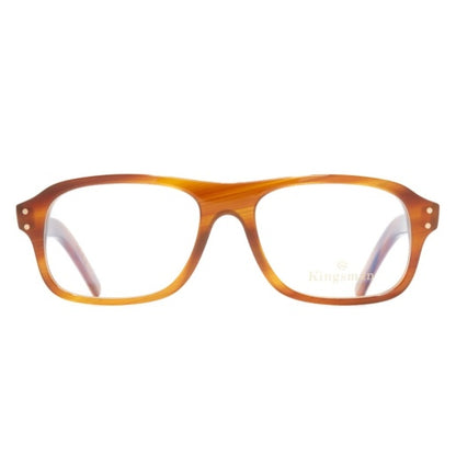 Cutler and Gross KMOP-0847-54-07 Striped Mustard Havana image 1