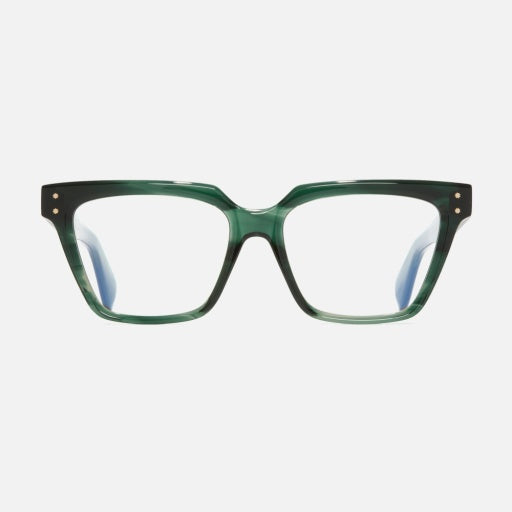 Cutler and Gross CGOP-9346-55-04 Striped Dark Green image 1