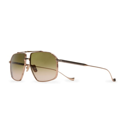 Cutler and Gross CGST-1424-59-02 Jewl Gold/Gun Metal image 2