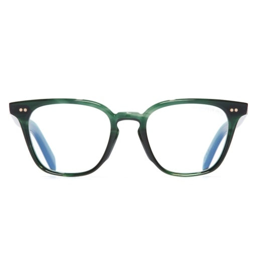 Cutler and Gross CGOP-GR05-47-03 Striped Dark Green image 1