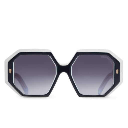 Cutler and Gross CGSN-9324-56-B2 Black On White image 1