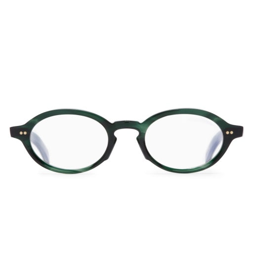 Cutler and Gross CGOP-GR13-49-03 Striped Dark Green image 1