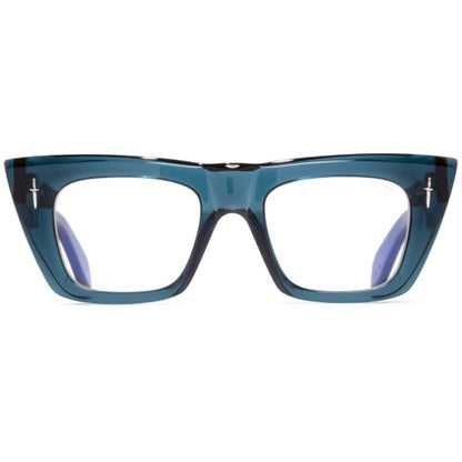 Cutler and Gross GFOP-008-49-03 Deep Teal W/ Dots image 1