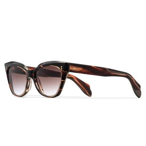 Cutler and Gross CGSN-9288-52-02 Striped Brown Havana image 2