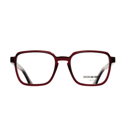 Cutler and Gross CGOP-1361-55-05 Bordeaux Red image 1
