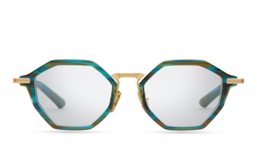 Dita AEGEUS-FOUR OPTICAL Digital Swirl - Matte Yellow Gold - Brushed Dark Gun image 1 barcodes 0810121952436