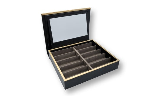 Dita DITA LEATHER 10 FRAME COLLECTORS CASE Black - Brushed Gold image 2 barcodes 0810187663345