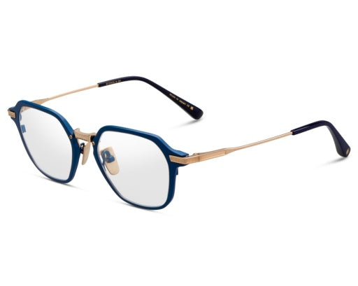 Dita UNION-THREE OPTICAL Matte Navy - White Gold image 2 barcodes 0810029146562