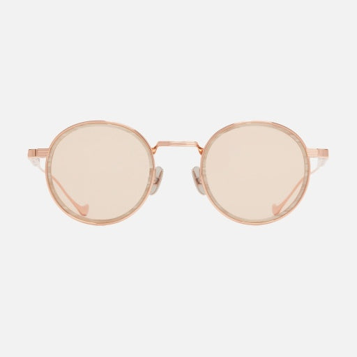 Cutler and Gross CGST-1438-46-04 Pink Gold/White Horn image 1