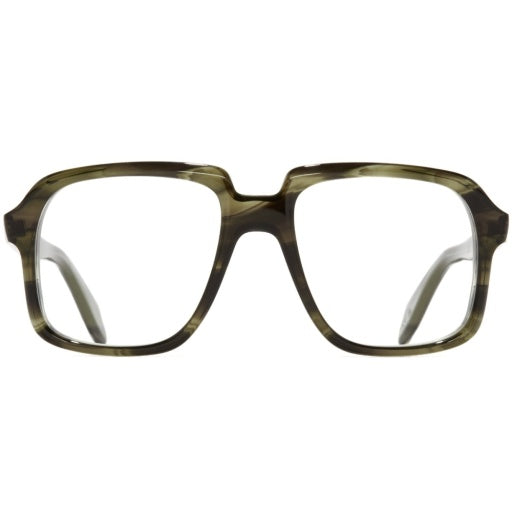Cutler and Gross CGOP-1397-54-04 Striped Green Havana image 1