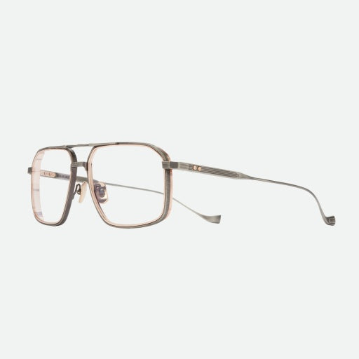 Cutler and Gross CGOT-1971-57-03 Antique Silver/Pink Gold image 2