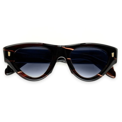 Cutler and Gross CGSN-9926-50-02 Striped Brown Havana image 3