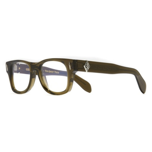 Cutler and Gross GFOP-013-48-03 Olive W/ Lucky Diamond image 2