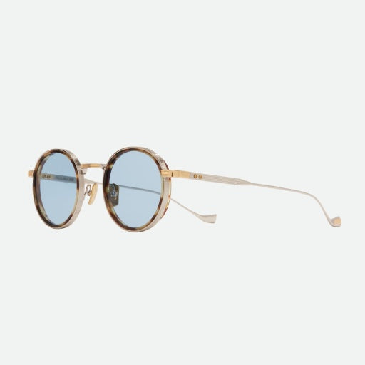 Cutler and Gross CGST-1438-46-02 Silver/Gold/Havana image 2
