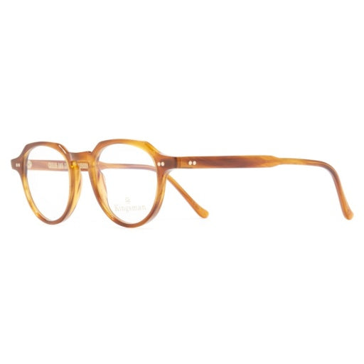 Cutler and Gross MPOP-1313-46-03 Striped Mustard Havana image 2