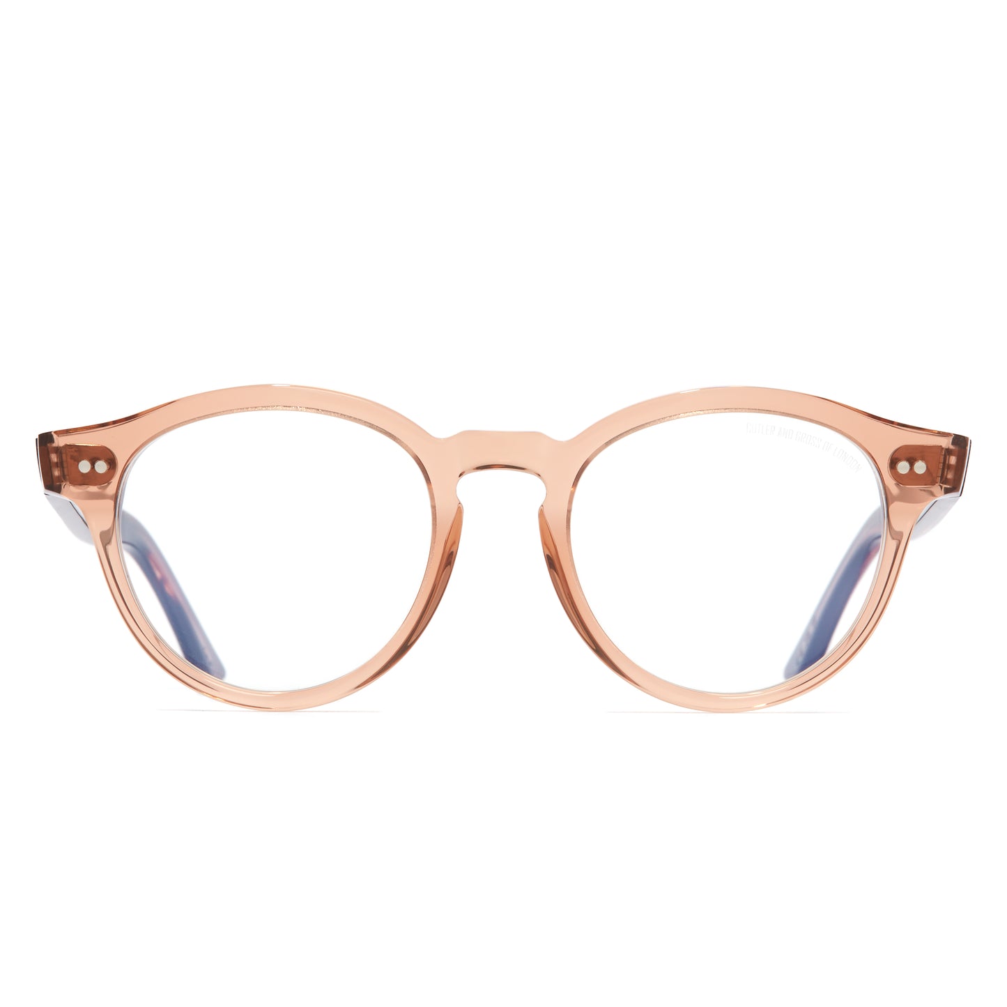 1378S-49-13 - Crystal Peach/Striped Brown Havana