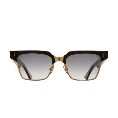 Cutler and Gross CGSN-1348-55-01 Black Taxi & Gold (Grey Lens) image 1