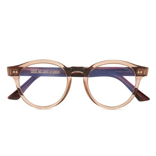 Cutler and Gross CGBB-1378S-49-13 Crystal Peach/Striped Brown Havana image 3