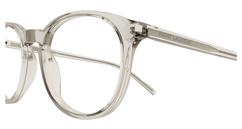Beige Eyeglasses Saint Laurent 889652263915