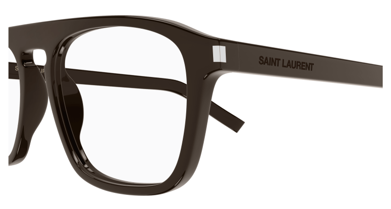 Brown Eyeglasses Saint Laurent 889652520407