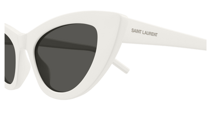 White Sunglasses Saint Laurent 889652508825