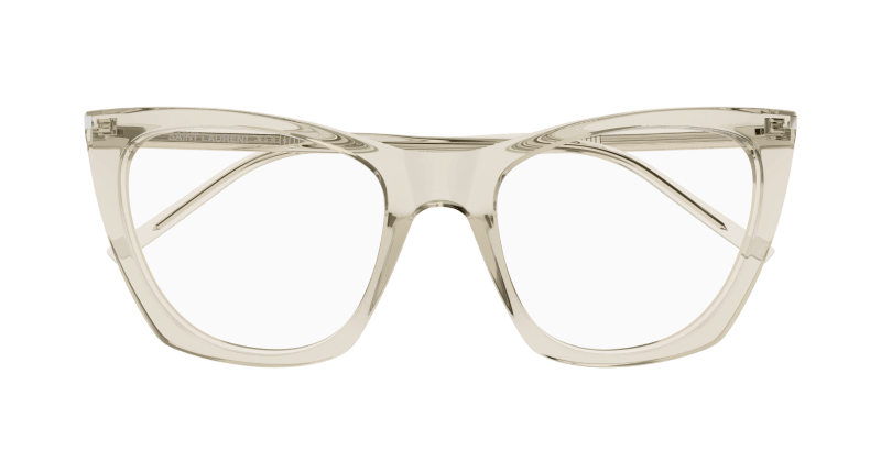 Beige Eyeglasses Saint Laurent 889652561295