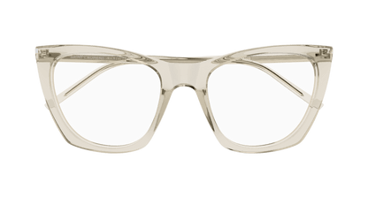 Beige Eyeglasses Saint Laurent 889652561295