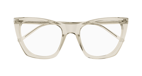 Beige Eyeglasses Saint Laurent 889652561295