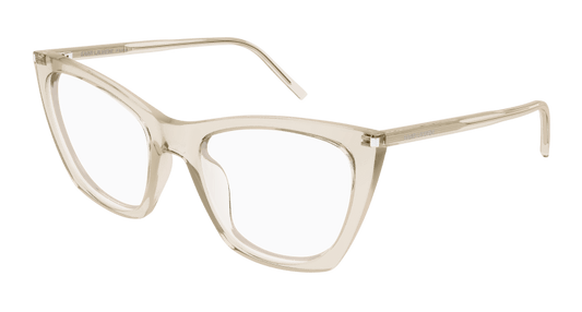 Beige Eyeglasses Saint Laurent 889652561295