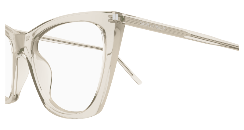 Beige Eyeglasses Saint Laurent 889652561295