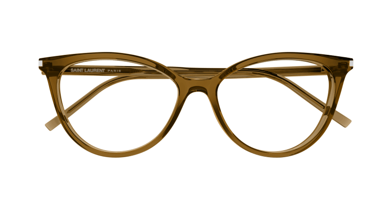 Brown Eyeglasses Saint Laurent 889652517377
