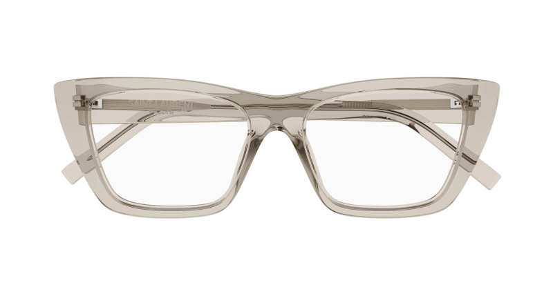 Beige Eyeglasses Saint Laurent 889652488158