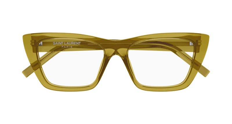 Green Eyeglasses Saint Laurent 889652560786