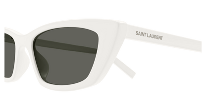 White Sunglasses Saint Laurent 889652508757