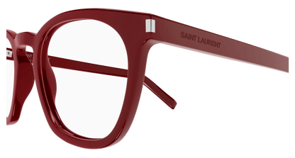 Red Eyeglasses Saint Laurent 889652521961