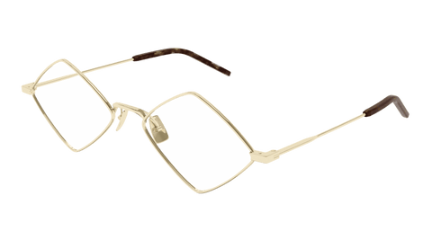Gold Eyeglasses Saint Laurent 889652517094