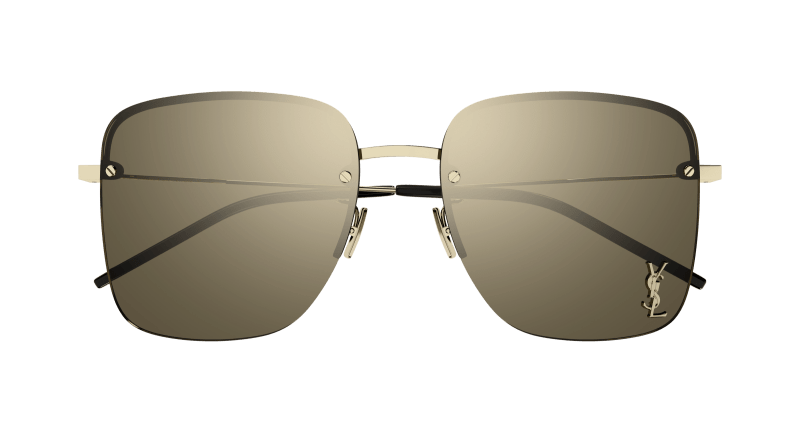 Gold Sunglasses Saint Laurent 889652338743