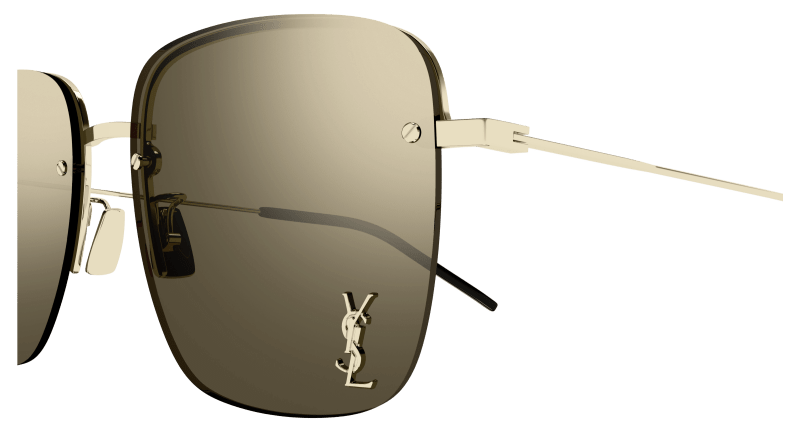 Gold Sunglasses Saint Laurent 889652338743