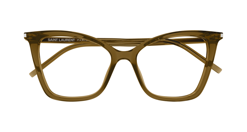 Brown Eyeglasses Saint Laurent 889652515953