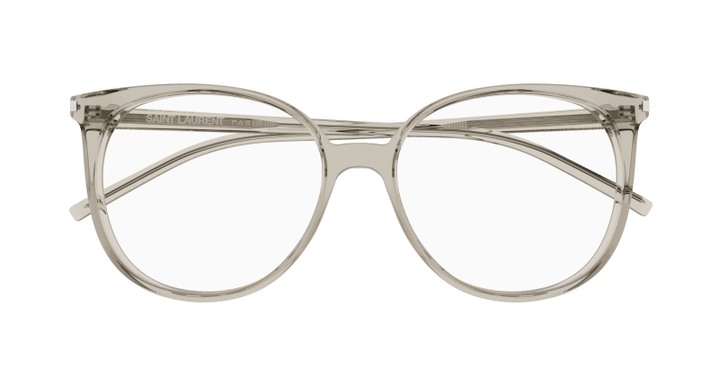 Beige Eyeglasses Saint Laurent 889652488080