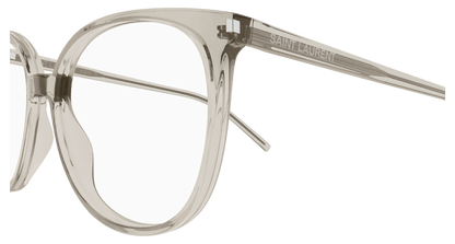 Beige Eyeglasses Saint Laurent 889652488080