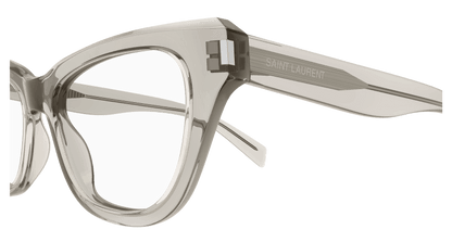 Beige Eyeglasses Saint Laurent 889652488035