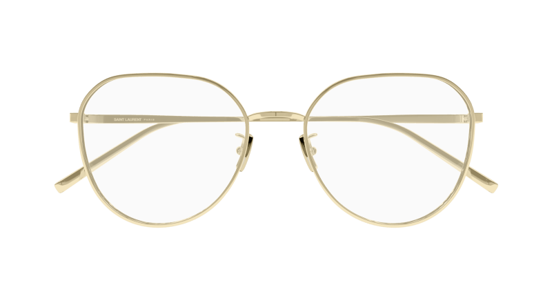 Gold Eyeglasses Saint Laurent 889652356648