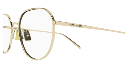 Gold Eyeglasses Saint Laurent 889652356648