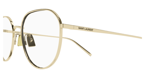 Gold Eyeglasses Saint Laurent 889652356648