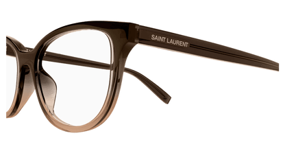 Brown Eyeglasses Saint Laurent 889652377155