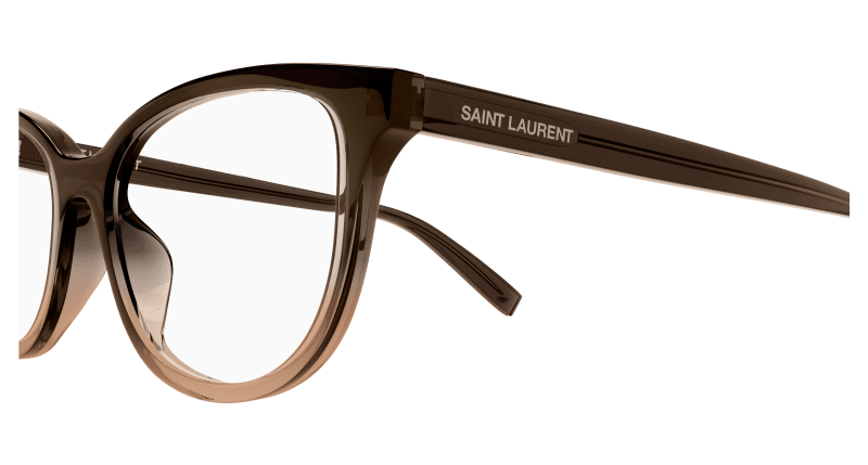 Brown Eyeglasses Saint Laurent 889652377155
