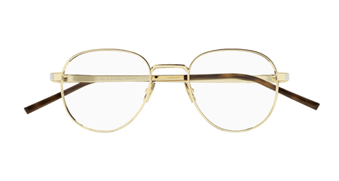 Gold Eyeglasses Saint Laurent 889652407920