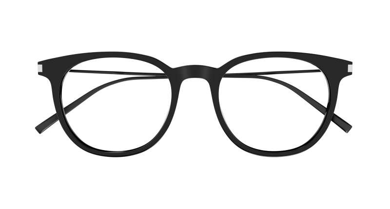 Black Eyeglasses Saint Laurent 889652420622
