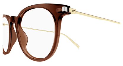 Brown Eyeglasses Saint Laurent 889652420646